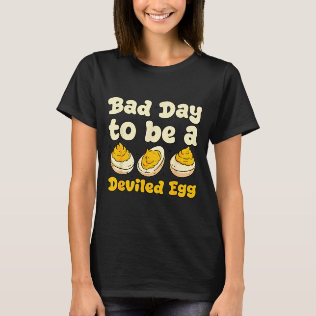Camiseta Retro Funny Thanksgiving Dinner Bad Day To Be A De (Anverso)