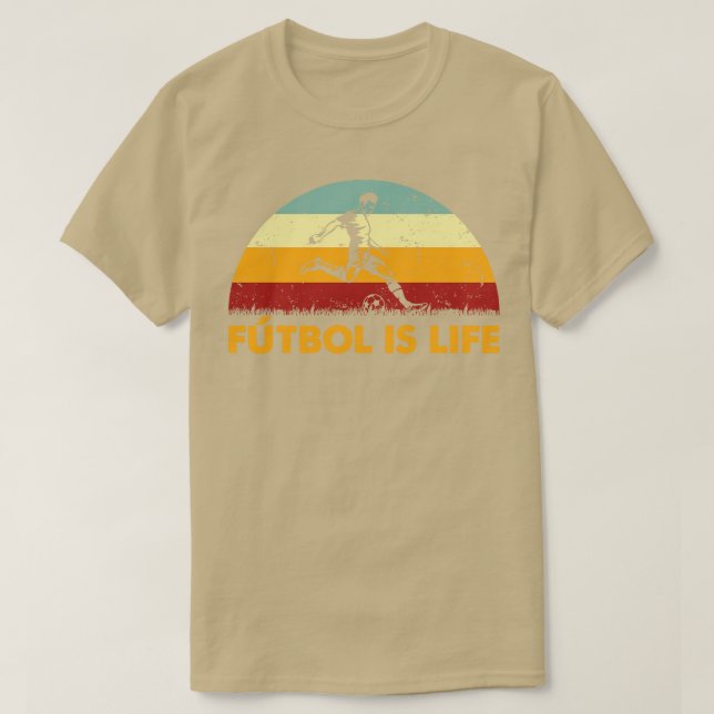 Camiseta Retro Futbol es remix de vida (Diseño del anverso)