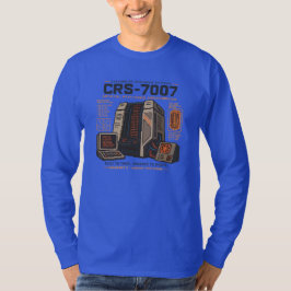 Camiseta Retro Futurista Robot Informático AI Vaporwave Neo