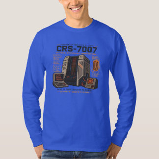 Camiseta Retro Futurista Robot Informático AI Vaporwave Neo