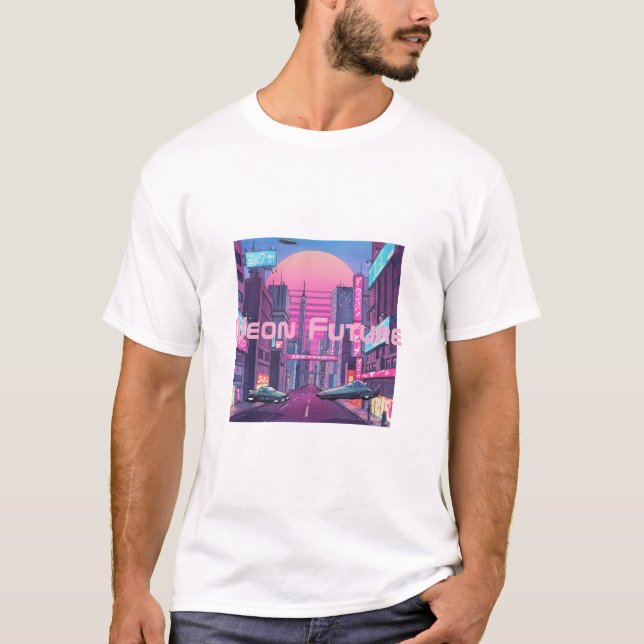 Camiseta Retro Futuro Ultimate 80's - Neón sintoni (Anverso)
