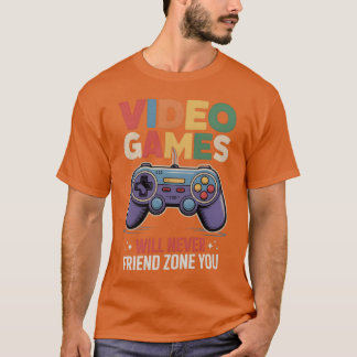 Camiseta Retro Game Controller with Video Gameet friend fri