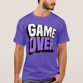 Camiseta Retro Game Over Glow friend family