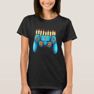 Camiseta Retro Gamepad Feliz Hanukkah Pajama Family Matchi