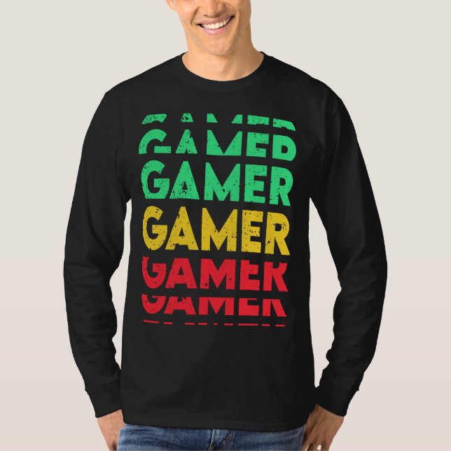 Camiseta Retro Gamer (Anverso)