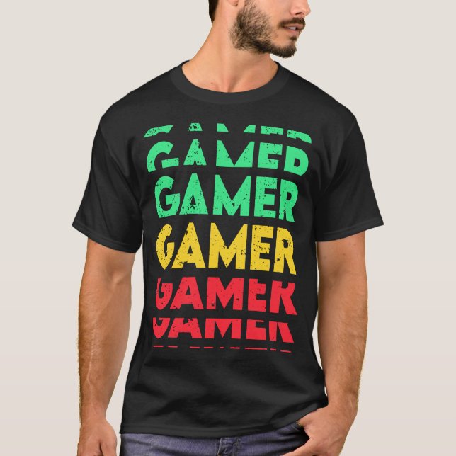 Camiseta Retro Gamer (Anverso)