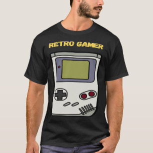 Camiseta Retro Gamer 1980's 1990 Hombres de sistema de jueg