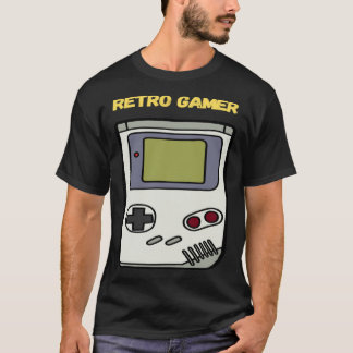 Camiseta Retro Gamer 1980s 1990s Handheld Gaming System Men