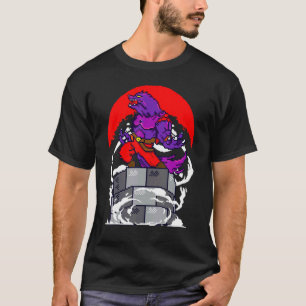 Camiseta Retro Gamer 8 bit Werewolf Howling Moon Wolf Man V