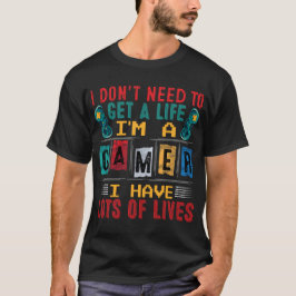 Camiseta Retro Gamer Art - Vintage Gaming Controller