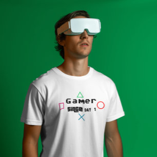 Camiseta Retro Gamer desde el primer día