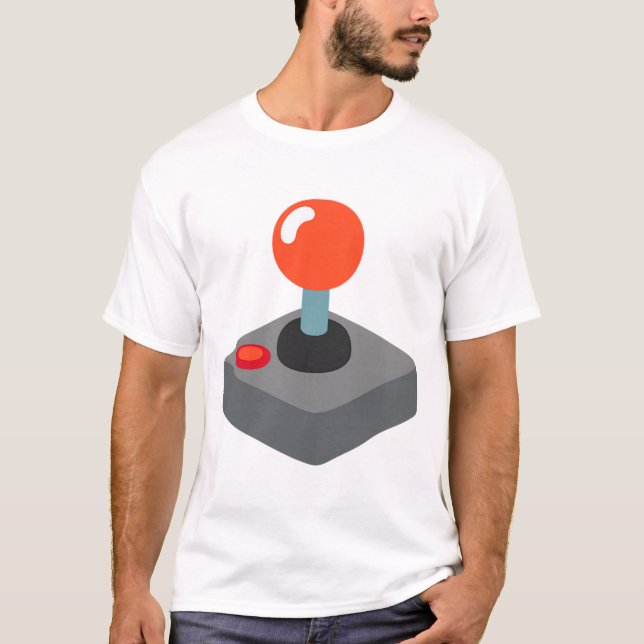 Camiseta Retro Gamer Joystick (Anverso)