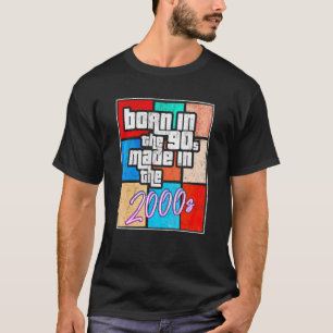Camiseta Retro Gamer Nacido En Los Años 90 Hecho En Los 2