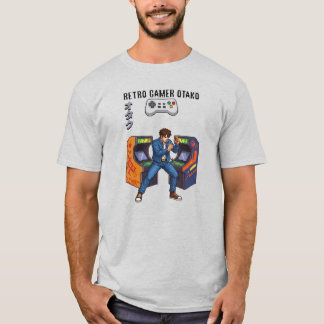 Camiseta Retro Gamer Otaku: Arcade Tee de los 90