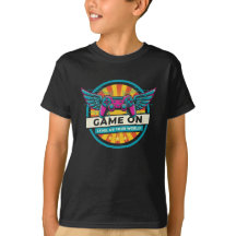 Retro Gaming Controller Game Level Up Kids' Shirt