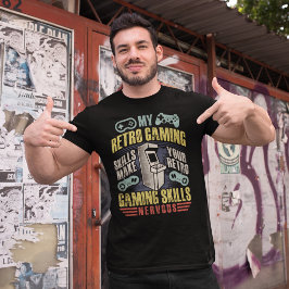 Camiseta Retro Gaming Skills Flex - Videojuego