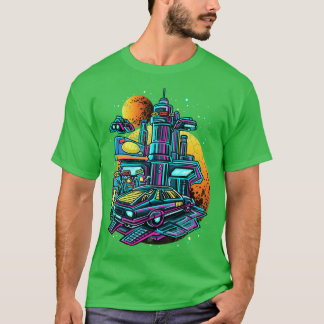 Camiseta Retro Gas Station Space Crafts UAPS