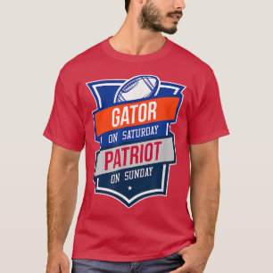 Camiseta Retro Gator El Sábado Patriota El Domingo Gainesvi