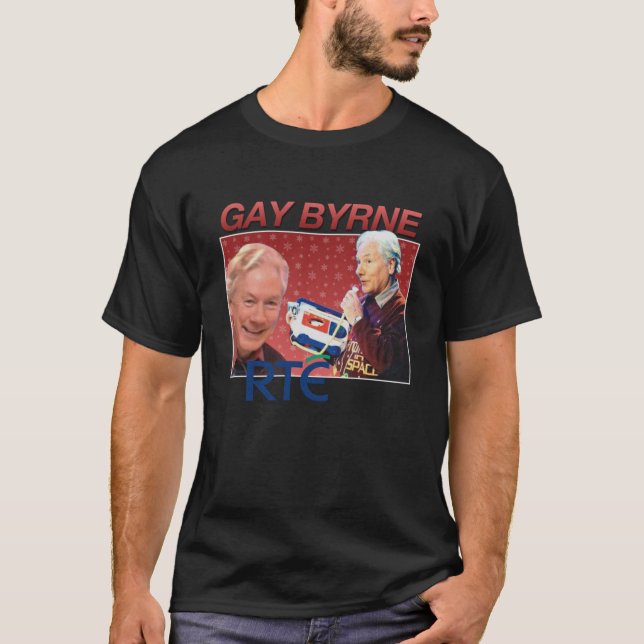 Camiseta Retro Gay Byrne - Feria tardía de juguetes - RTE - (Anverso)