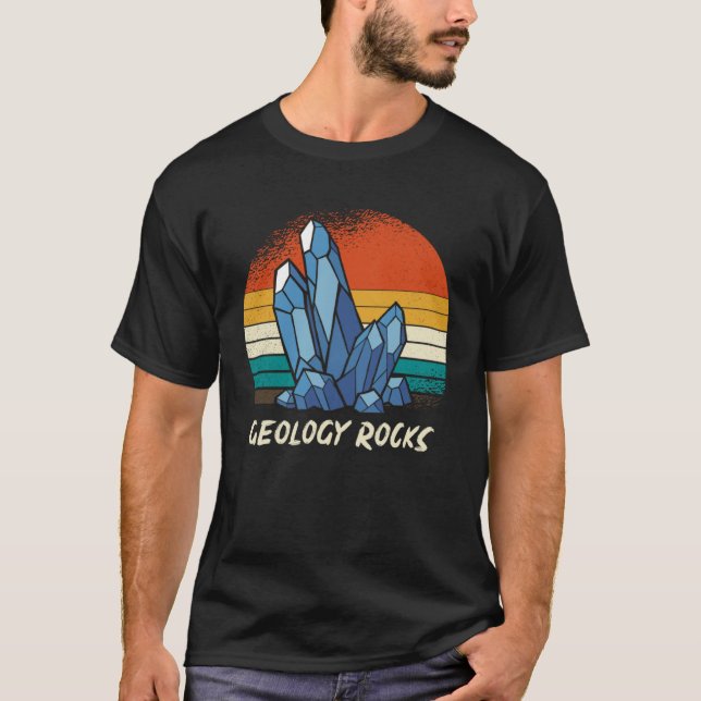 Camiseta Retro Geology Rocks (Anverso)
