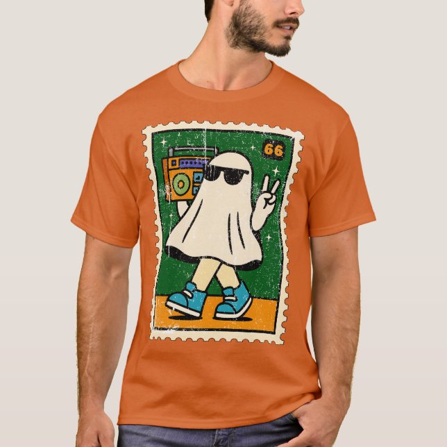 Camiseta Retro Ghost (Anverso)