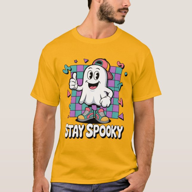 Camiseta Retro Ghost | Aest de los años 90 (Anverso)