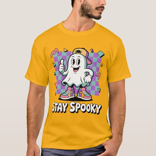 Camiseta Retro Ghost | Aest de los años 90 (Anverso)