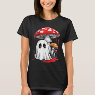 Camiseta Retro Ghost Mushroom Halloween Vibes Cute Groovy M