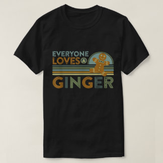 Camiseta Retro Gingerbread Cookie Holiday Design