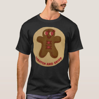 Camiseta Retro Gingerbread Man Scratch Y Sniff