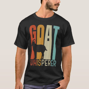 Camiseta Retro Goat Whisperer Guay Goat Spirit Animal