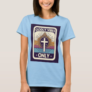 Camiseta Retro Goded Vibes Only Shirt