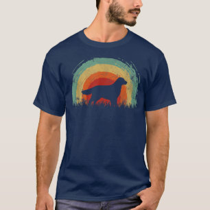Camiseta Retro Golden Retriever Corgi Vintage Rainbow Dog M