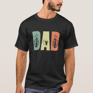 Camiseta Retro Golf Jugando A Papá Vintage Golfista Padre