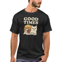Camiseta Retro Good Times - Vibes positivas de épo