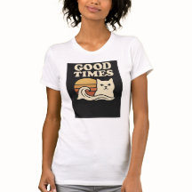 Camiseta Retro Good Times - Vibes positivas de épo