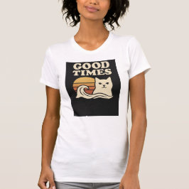 Camiseta Retro Good Times - Vibes positivas de épo