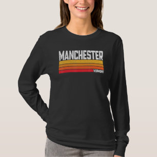 Camiseta Retro gráfico de Vintage de Manchester Vermont de