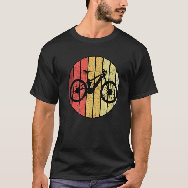 Camiseta Retro Gráfico E Bicicleta Ciclismo E Bicicleta (Anverso)