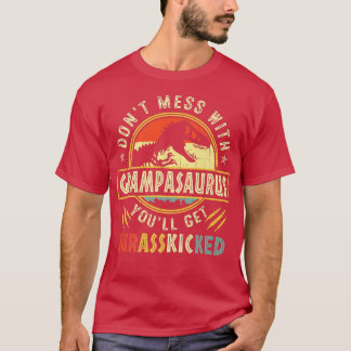 Camiseta Retro Grampasaurus Dinosaur T Re Fath