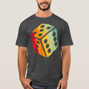 Camiseta Retro Graphic Board Games Card Games Dice Game Nig