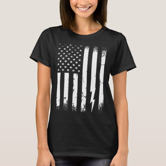 Camiseta Retro Graphic Electrician Electrical Engineer Engi (Anverso)