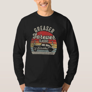 Camiseta Retro Greaser Forever Rockabilly Classic 50s 1950s