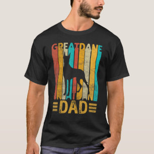 Camiseta Retro Great Dane Dad Vintage Dog Dad Day D