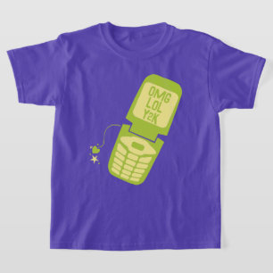 Camiseta Retro Green Flip Phone