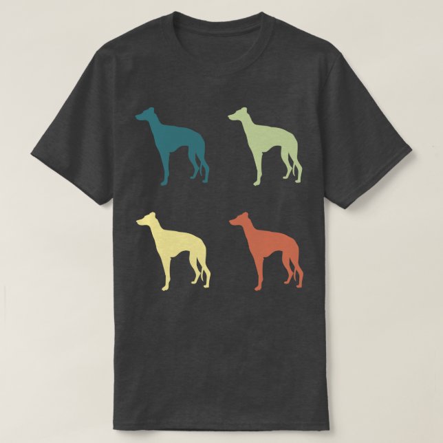 Camiseta Retro Greyhound (Diseño del anverso)