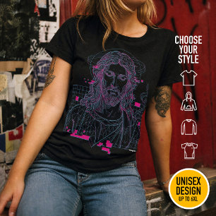 Camiseta Retro Grid Jesús Rey de Reyes Apocalipsis 19:16
