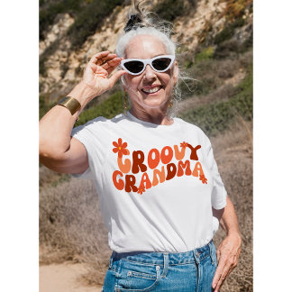 Camiseta Retro Groovy Abuela,Groovy Abuela