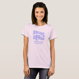Camiseta Retro Groovy Bachelorette Bride la Brigada