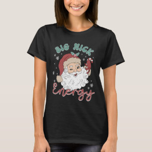Camiseta Retro Groovy Big Nick Santa Energy Navidades diver